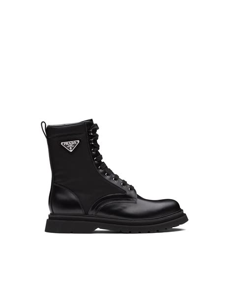 prada boots cowboy|prada nylon combat boots.